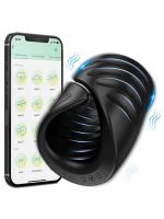 【癒しフル】 オナホ 貫通 電動オナホール O頭バイブ 【アプリ＋本体の2way操作＋オープン】 遠隔 静音 強力振動 完全防水 コンパクト 柔らかいシリコン素材 男性向け電動グッズ 波ヒダ・振動で刺激する グリップ 締め付け オナニーグッズ 大人のおもちゃ アダルトグッズB146｜storeago00363f8hedk5ass