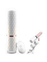 【癒しフル】 電動ディルド ピストンバイブ 7段階伸縮振動モード 3cm上下伸縮 遠隔操作 リモコンバイブ 吸盤付き Gスポット刺激 リアルな外観と質感 46｜storeago00363fam58qsmlf