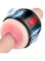 【癒しフル】 人気 男性用 電動 オナホール ［9種吸引振動＆360密着感＆二重穴設計］オナニーグッズ O頭責め フェラホール 洗浄便利 繰り返し使用 取り外し可能 静音 貫通 アダルトグッズ 大人のおもちゃ b136｜storeago00363hz335je9rj