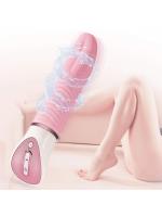 【癒しフル】 バイブ 潮吹き魔舌 ハイスピードスイング 10振動パターン 高速愛撫 ク〇・チ〇・乳首・ア〇ル刺激 加温機能 充電式 静音防水 ピンク 女性用 アダルトグッズb29｜storeago00363j45qaygb01