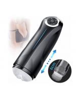 【癒しフル】 電動オナホール 自動伸縮式回転 大人のおもちゃ 高速ピストン喘ぎ声 強力吸盤 透明3D膣道 USB充電 男性用 人気 51｜storeago00363mqvv3dzd5d