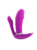 【癒しフル】 バイブ リモコン 装着式 電動ディルド【10種振動 3点責め 10m遠隔操作 加熱機能 恒温デザイン】 gスポット刺激 クリトリス責め 女性用 電マ USB充電 柔らかいシリコン製 大人のおもちゃ 77｜storeago00363x0ye24dh4e