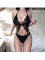 【癒しフル】 セクシー ベビードール ランジェリー 下着 透け透け あき穴 エロ 過激 エッチ 誘惑 極薄 レース レオタード レディース 8307｜storeago00363x1hse61fzf