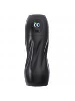 【癒しフル】 Muffin. 電動オナホール 男性用 自動吸引 9段階振動 × 9段階吸引 温感ヒート機能 スパイラル構造 静音設計 USB充電 LEDディスプレイ 洗浄可能｜storeago00385476noscbrf