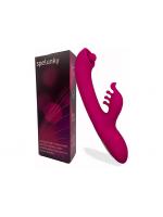 【癒しフル】 Muffin. 玉付き二股バイブ 触手タイプ 防水機能付｜storeago00385v59m2nwa5m