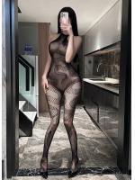 【癒しフル】 過激 全身網タイツ ボディストッキング 【黒蛇/スネーク柄】 蛇 絡みつく 穴あき オープンクロッチ 透け感 妖艶 セクシー ランジェリー コスプレ ブラック F848｜storeago0039233xb9ftp09