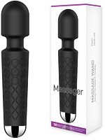 【癒しフル】 例のデンマ ブラック（p-131）｜vibrator3707