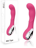 【癒しフル】 シリコンバイブミニ ピンク（p-166）｜vibrator3820