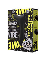 【癒しフル】 舌舐×吸引×挿入 3WAY PERO-CHUPA VIBE ［ペロチュパバイブ］ black｜vibrator4146