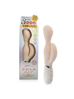 【癒しフル】 やわらかバイブ ベージュ（p-312）｜vi4813