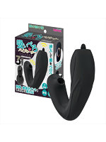 【癒しフル】 吸いぺろバイブローターブラック（1471）｜vi4831