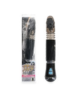 【癒しフル】 イキすぎバイブE-Charge ストレート回転ピストンヘッドバイブ ブラック（p-335）｜vi4868