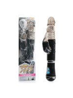 【癒しフル】 イキすぎバイブE-Charge 回転ピストン ブラック（p-337）｜vi4870