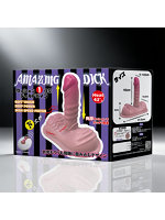 【癒しフル】 【極筋 Amazing Dick】クッション1体型ディルドバイブ（KK-104）｜vi4987