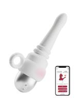 【癒しフル】 ToyCod 白潮姫 絶倫連打 1本型バイブ ピストン＋振動＋加熱 ポルチオ直撃 アプリ遠隔操作 女性向け ラブグッズ｜storeago00320umib6er9ef